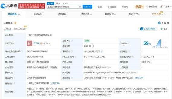 入股日行迹智能科技公司 布局ai基础软件开发